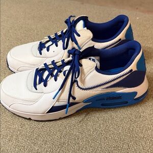 Nike Air Max Excee Blue and White Sneakers
